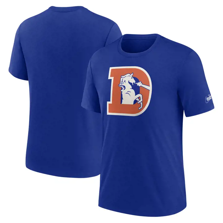 T-shirt Denver Broncos NFL Triblend Playback Logo 23 RBL