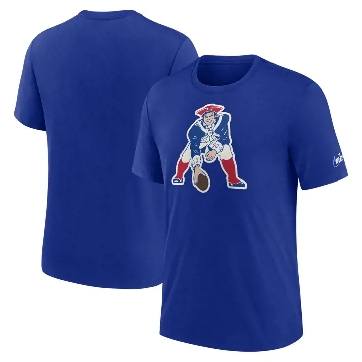 T-shirt Nouvelle-Angleterre Patriots NFL Triblend Playback Logo 23 RBL