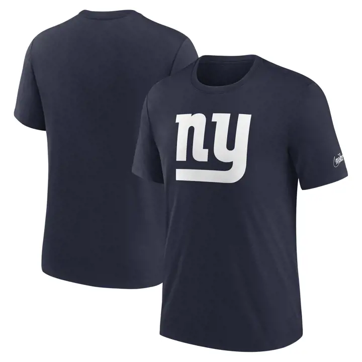 T-shirt Homme NFL New York Giants Triblend Playback Logo 23 NAVY