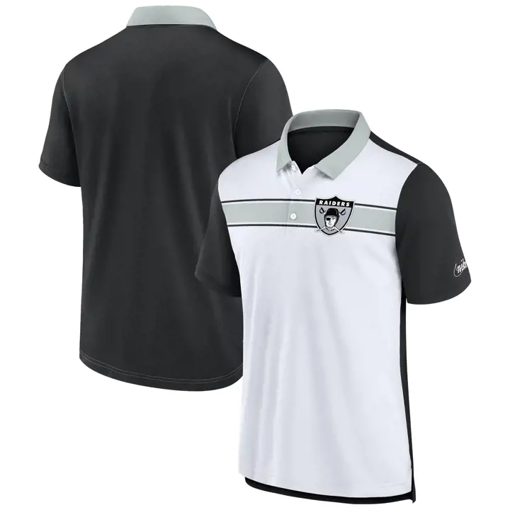 Polo Las Vegas Raiders NFL Rewind Logo 23 BLA