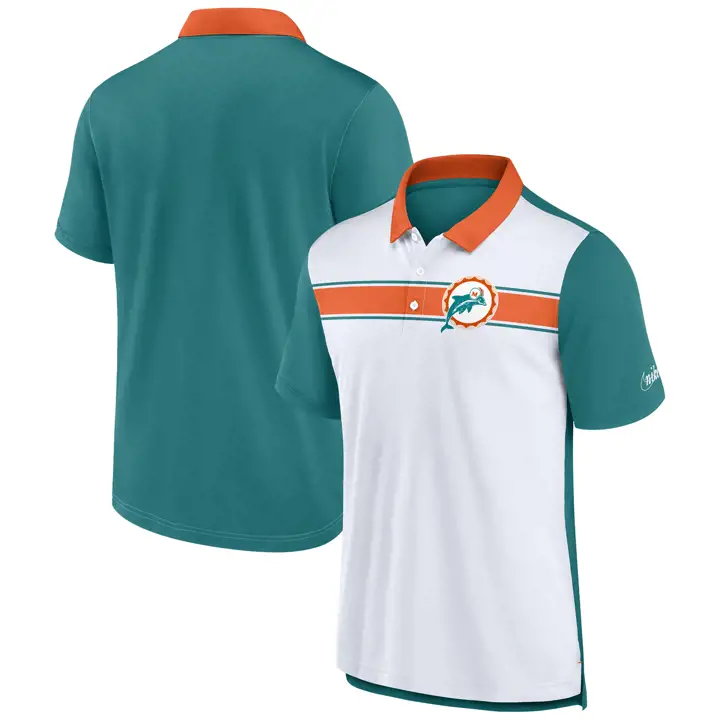 Polo Miami Dolphins NFL Rewind Logo 23 BLA