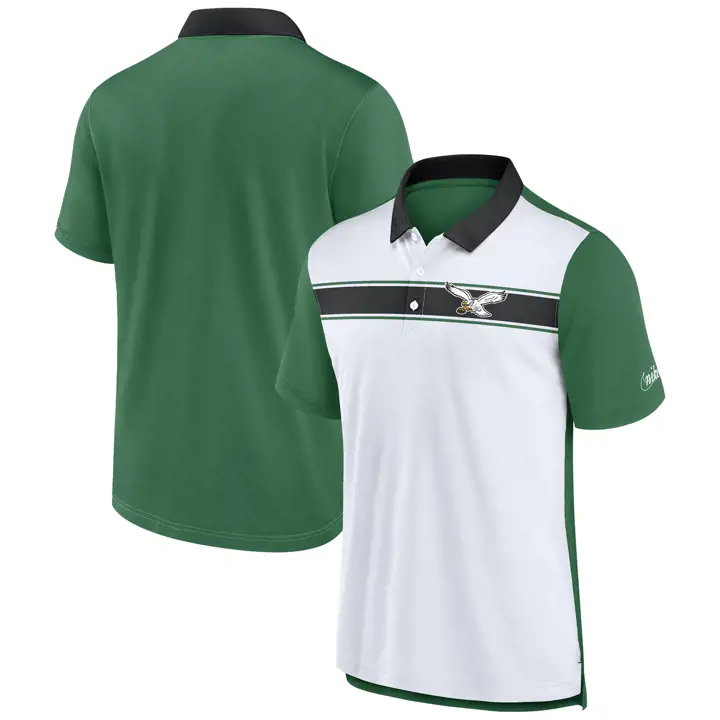 Philadelphia Eagles NFL Rewind Logo Polo 23 BLA