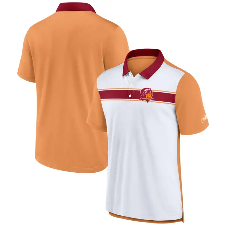 Polo Tampa Bay Buccaneers NFL Rewind Logo 23 BLA