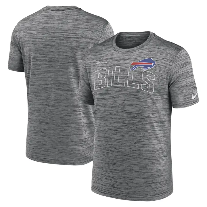 T-shirt Buffalo Bills NFL Sideline Velocity 23 ANTHRACITE