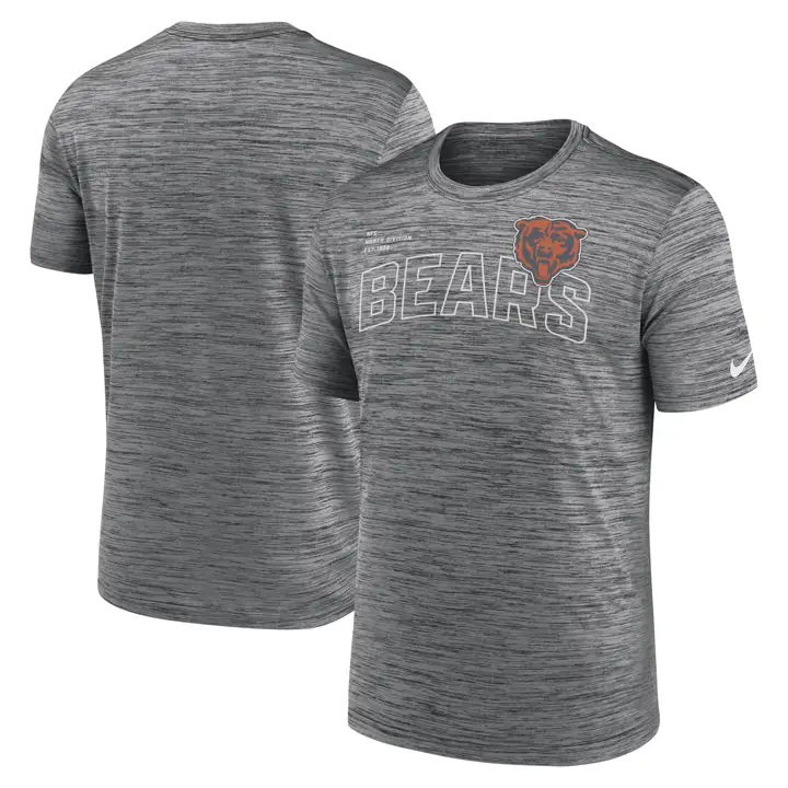 T-shirt Chicago Bears NFL Sideline Velocity 23 ANTHRACITE
