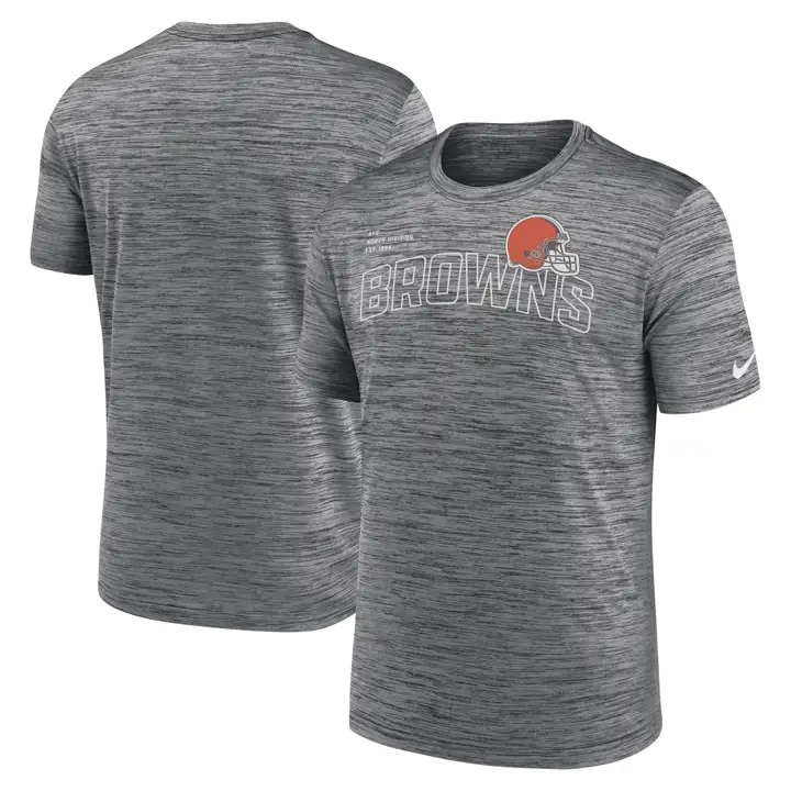 T-shirt Velocity NFL Sideline Cleveland Browns 23 ANTHRACITE