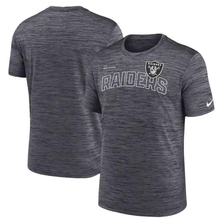 T-shirt Las Vegas Raiders NFL Velocity Nom d'équipe 23 BLK