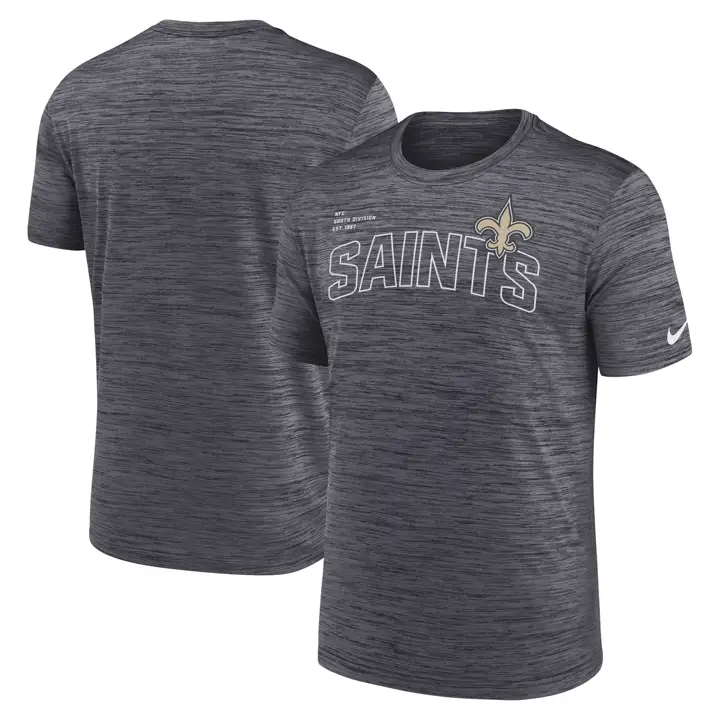 T-shirt NFL New Orleans Saints Velocity Team Name 23 BLK
