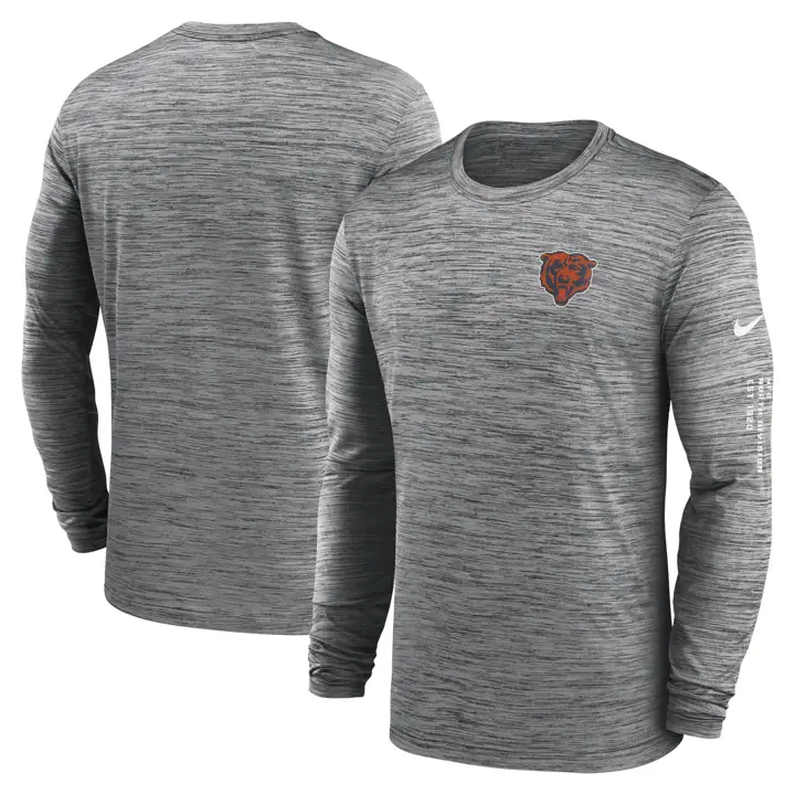 T-shirt Chicago Bears NFL LS Velocity 23 ANTHRACITE