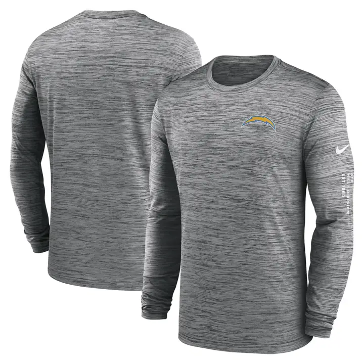 T-shirt Los Angeles Chargers NFL LS Velocity 23 ANTHRACITE