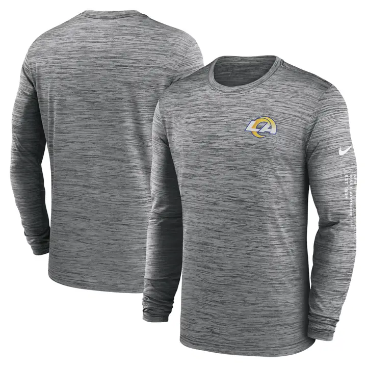 T-shirt à manches longues NFL Los Angeles Rams Velocity 23 ANTHRACITE