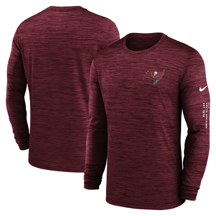 T-shirt NFL Tampa Bay Buccaneers LS Velocity 23 ROUGE