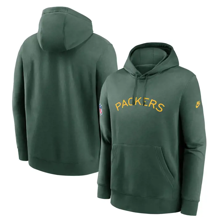 Sweat à capuche Green Bay Packers NFL Alt Logo Club 23 GRN