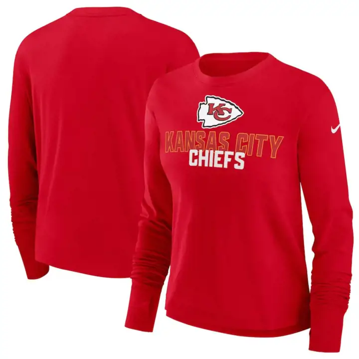 T-shirt NFL femme Dri-Fit manches longues Kansas City Chiefs 23 ROUGE/OR