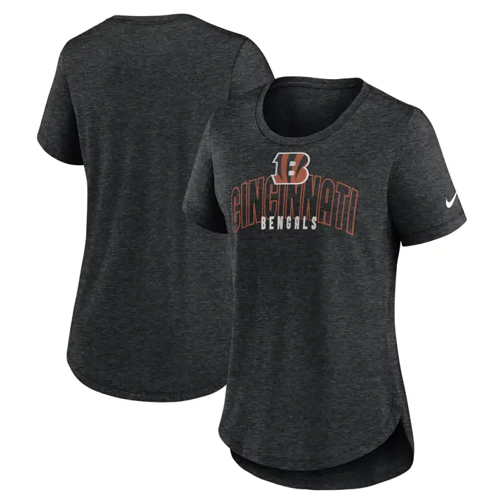 T-shirt Triblend Femme NFL Cincinnati Bengals City 23 NOIR