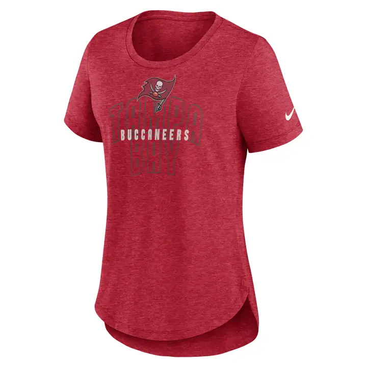 T-shirt Femme Tricolore City NFL Tampa Bay Buccaneers 23 ROUGE