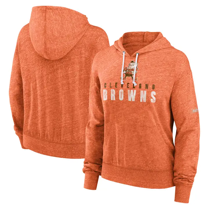 Cleveland Browns NFL Sweat à capuche vintage RWD pour femme 23 ORG