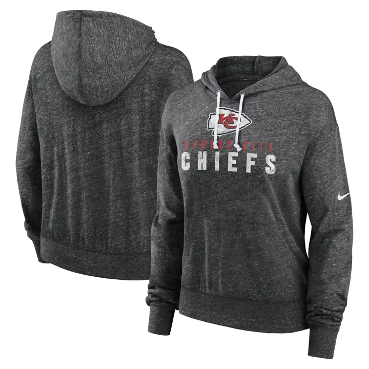 Sweat à capuche vintage Kansas City Chiefs NFL RWD Gym pour femme 23 BLK