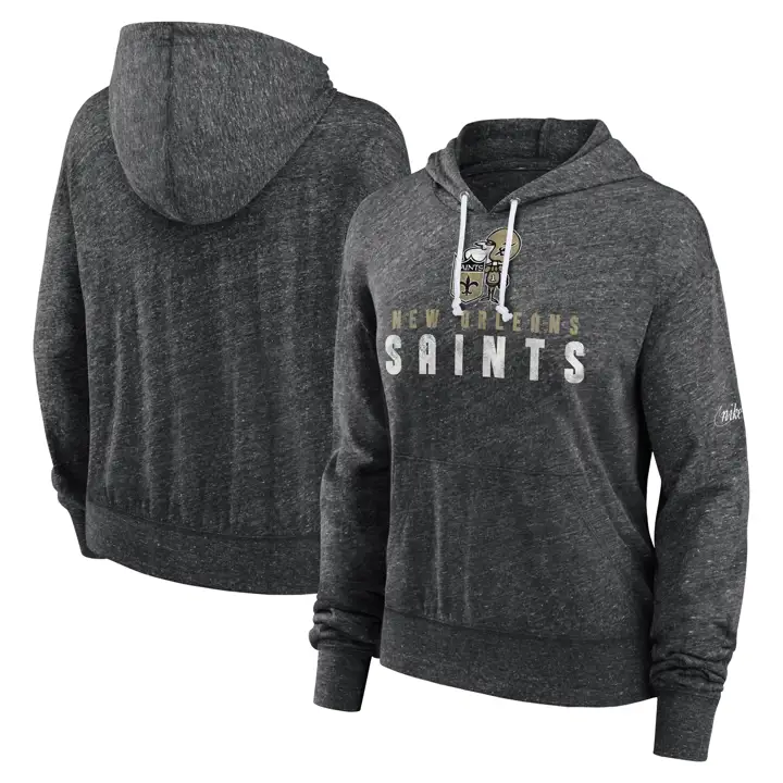 New Orleans Saints - Sweat à Capuche Gym Vintage NFL RWD Femme 23 BLK