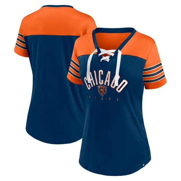 T-shirt NFL Chicago Bears Femme Athéna 23 MARINE/ORANGE