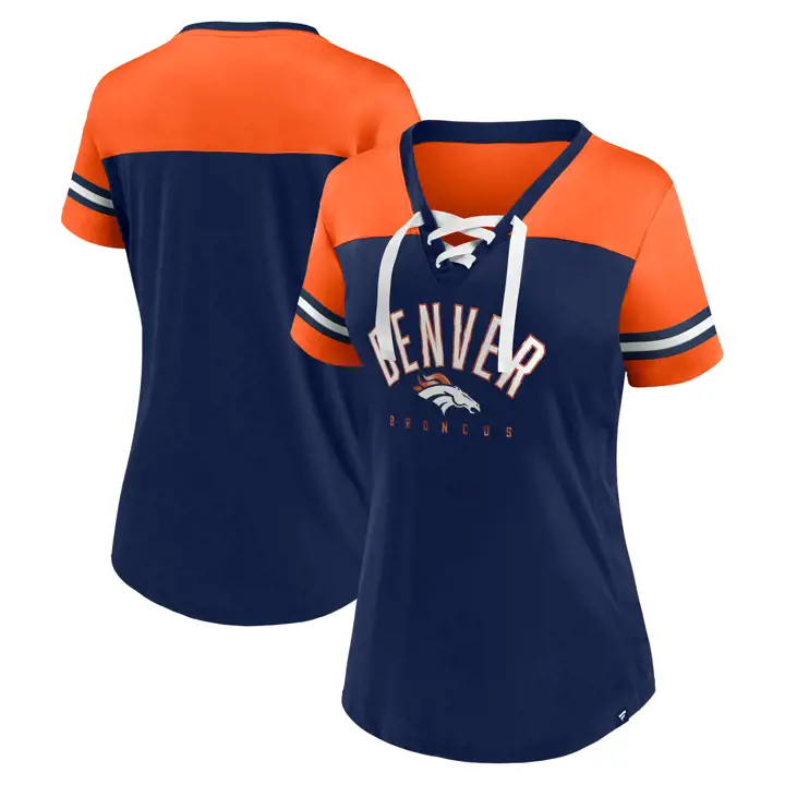 T-shirt Athéna Femme NFL Denver Broncos 23 MARINE/ORANGE