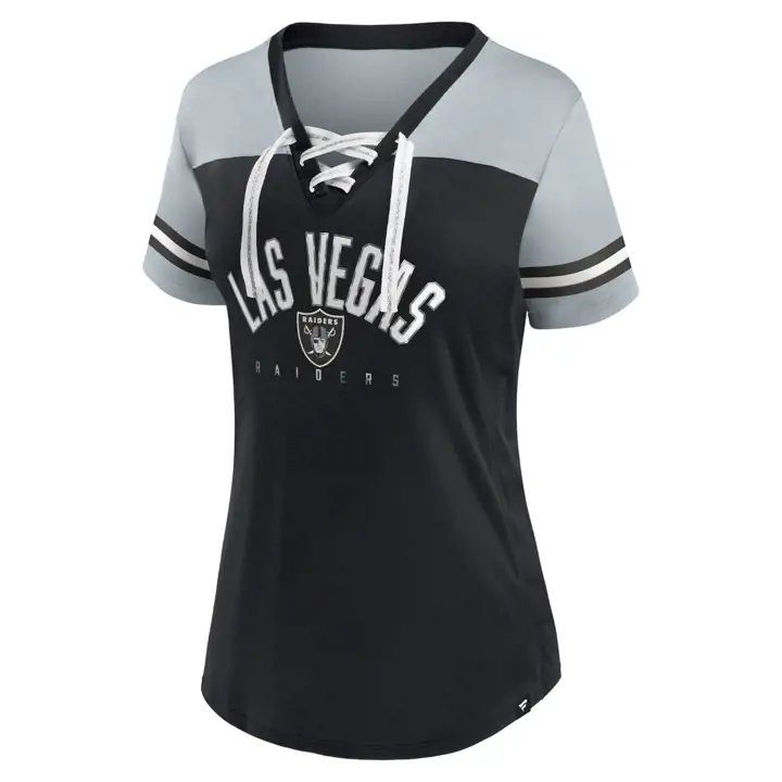 T-shirt Femme NFL Las Vegas Raiders Athena 23 NOIR/GRIS