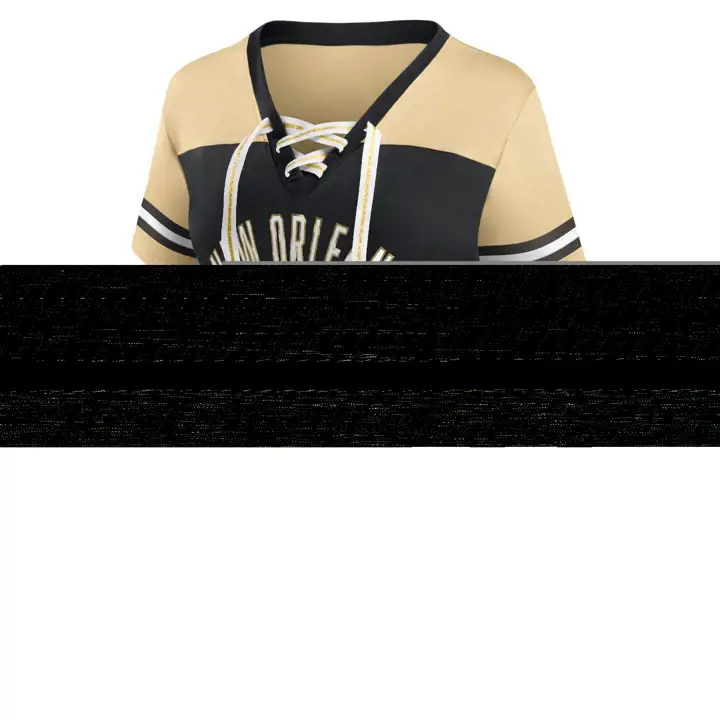 T-shirt Athéna Femme NFL des New Orleans Saints 23 NOI/OR