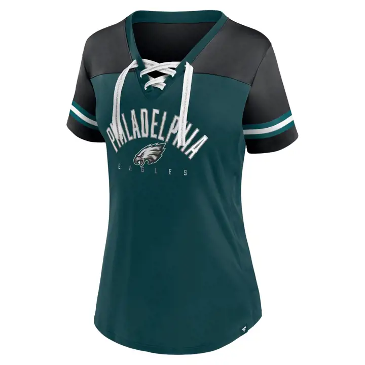 T-shirt Athéna Femme NFL Philadelphia Eagles 23 VERT/NOIR