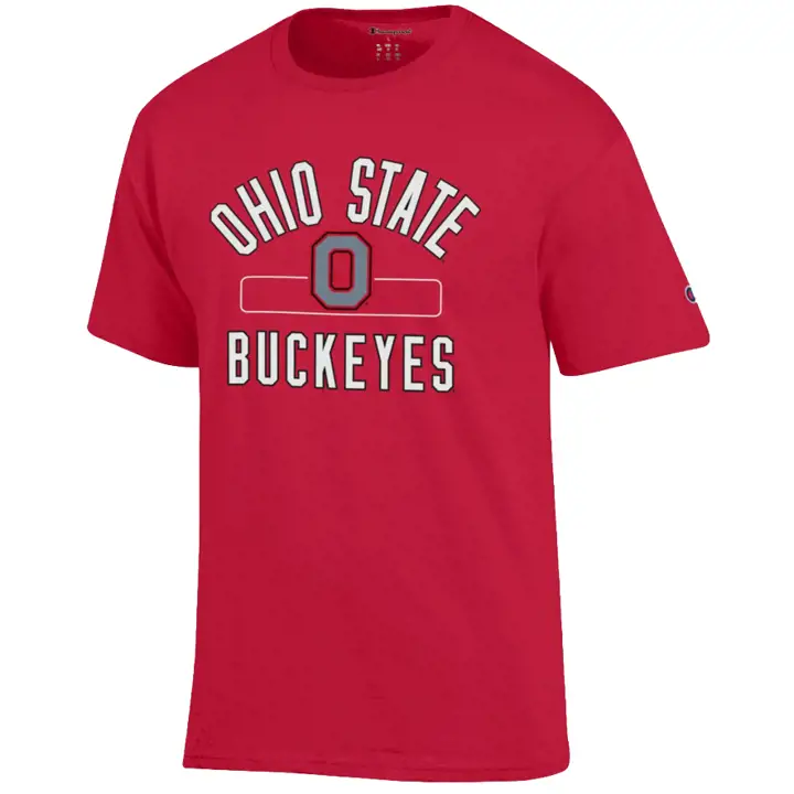 T-shirt "Property Of" NCAA Buckeyes de l'Ohio 2F ROUGE