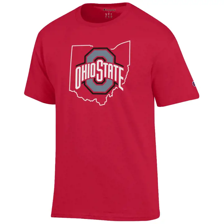 T-shirt Ohio State Buckeyes 2F NCAA State Pride ROUGE