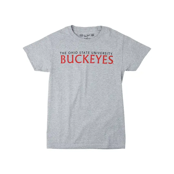 T-shirt NCAA Ohio State Buckeyes 2F Université Gris