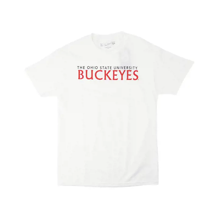 T-Shirt Université NCAA Ohio State Buckeyes 2F BLANC