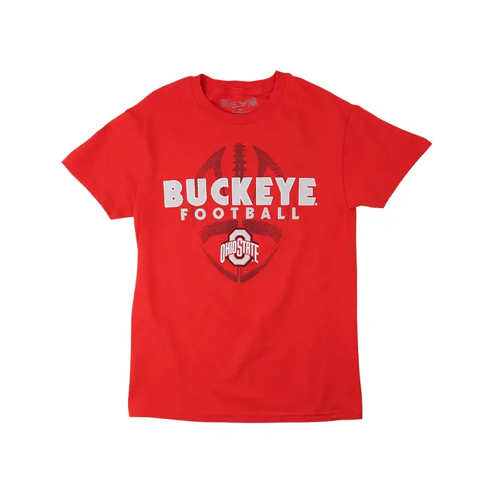 T-shirt Rouge 2F NCAA Football Ohio State Buckeyes
