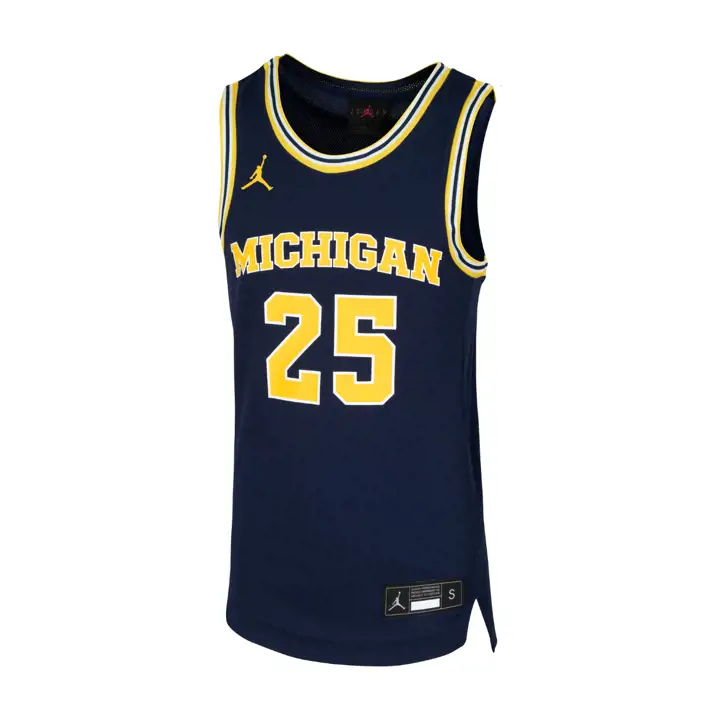 Maillot de Basket Replica NCAA Jeunesse Michigan Wolverines