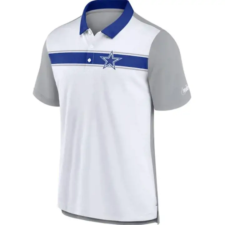 Polo Dallas Cowboys NFL Rewind Logo 23 GRIS/BLC/RBL