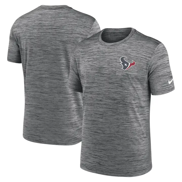 T-shirt Houston Texans NFL Velocity Info Graph 23 ANTHRACITE