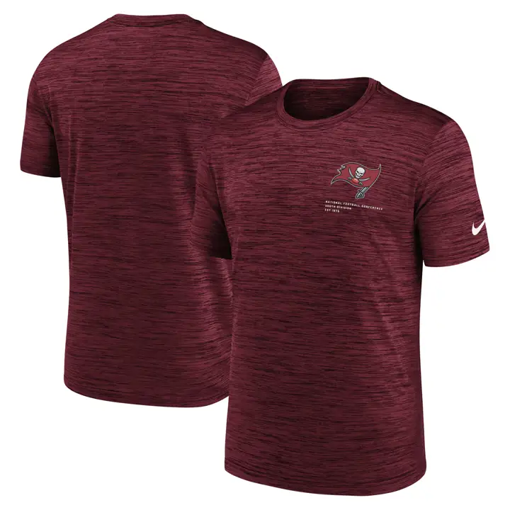 T-shirt Infographie NFL Velocity Tampa Bay Buccaneers 23 ROUGE