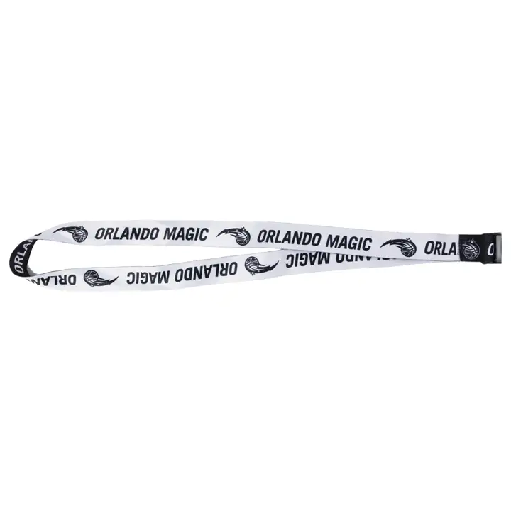 Lanière d'équipe noire et blanche Orlando Magic