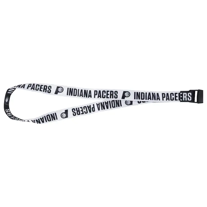 Lanière aux couleurs des Indiana Pacers, noir et blanc ast