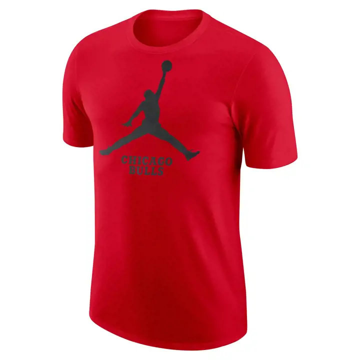 T-SHIRT NBA CHICAGO BULLS JORDAN ROUGE JUMPMAN