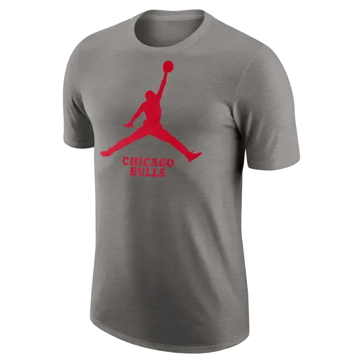T-SHIRT JORDAN CHICAGO BULLS NBA GRIS JUMPMAN