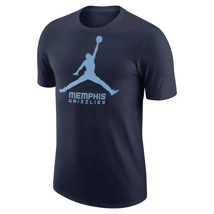 T-SHIRT NBA JORDAN MEMPHIS GRIZZLIES JUMPMAN MARINE