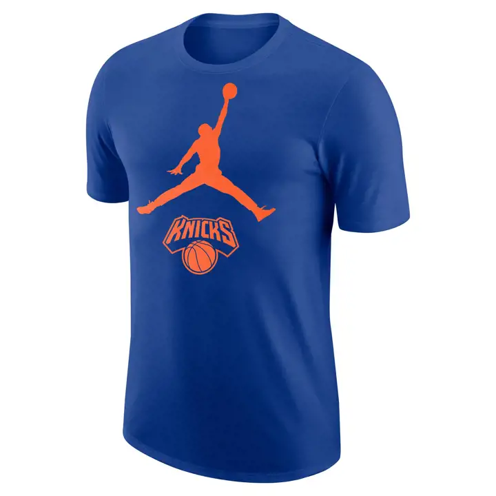 T-SHIRT JORDAN BLEU JUMPMAN NEW YORK KNICKS NBA