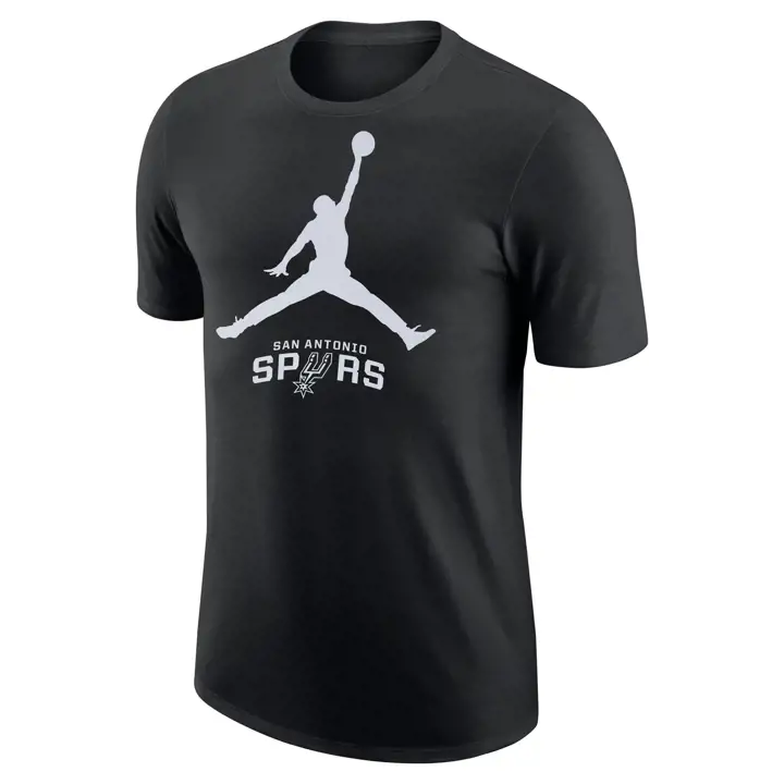 TEE NBA JORDAN SAN ANTONIO SPURS NOIR JUMPMAN