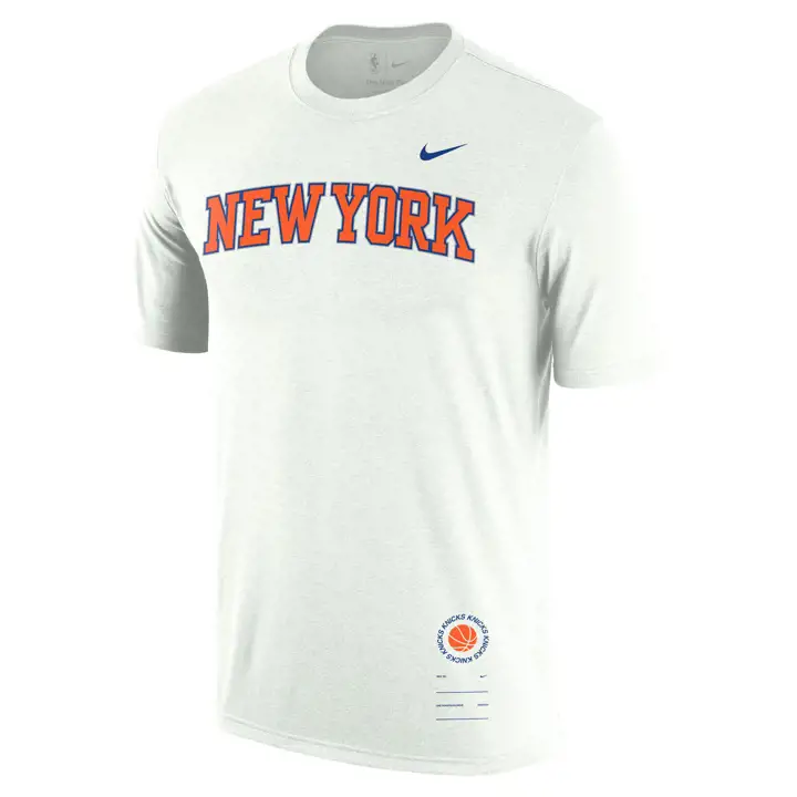 T-SHIRT NIKE NBA BLUEPRINT NEW YORK KNICKS BLANC