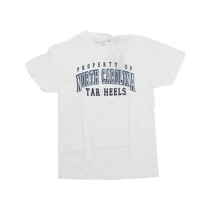 T-shirt NC Tar Heels 2F NCAA propriété de l'université BLANC