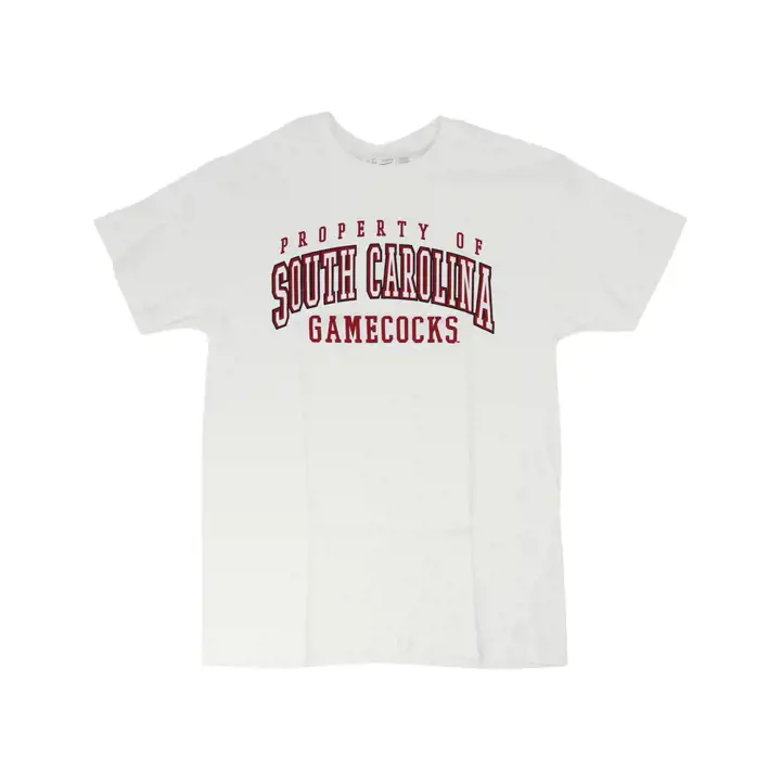 T-Shirt NCAA South Carolina Gamecocks Propriété de l'équipe BLANC