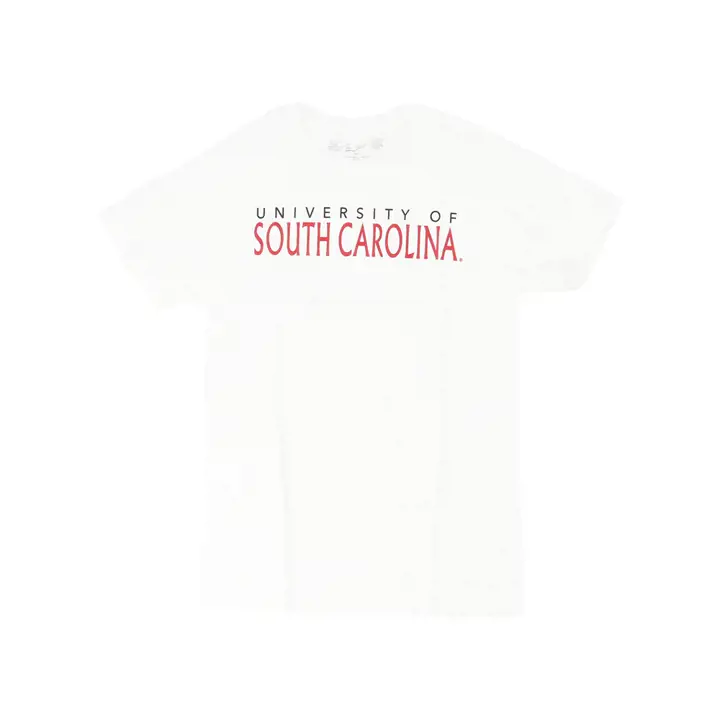 T-shirt blanc des Gamecocks de la Caroline du Sud 2F NCAA