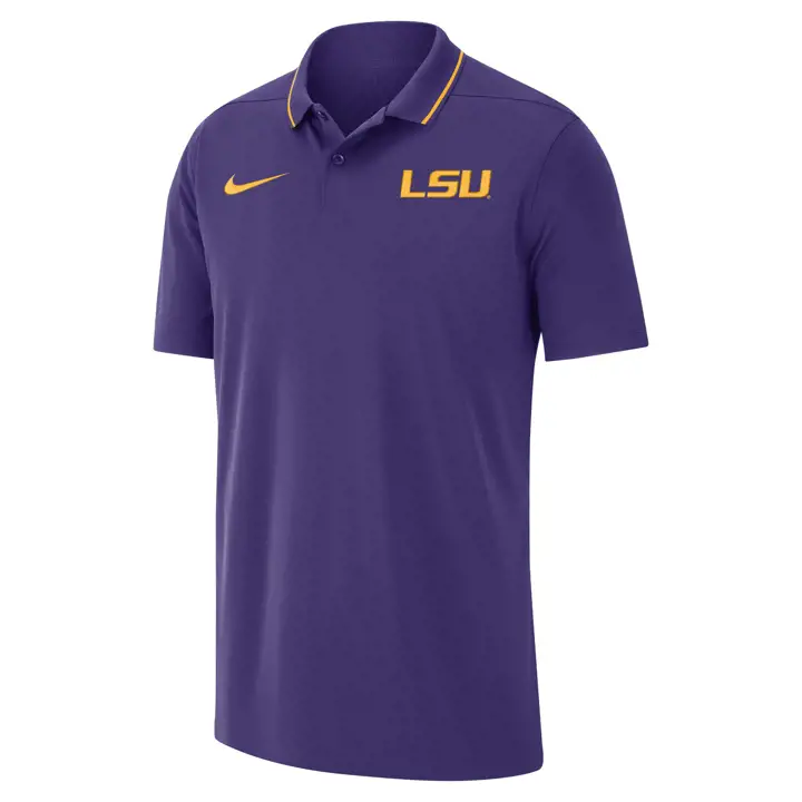Polo d'entraîneur Drifit NCAA L.S.U. 23 VIO