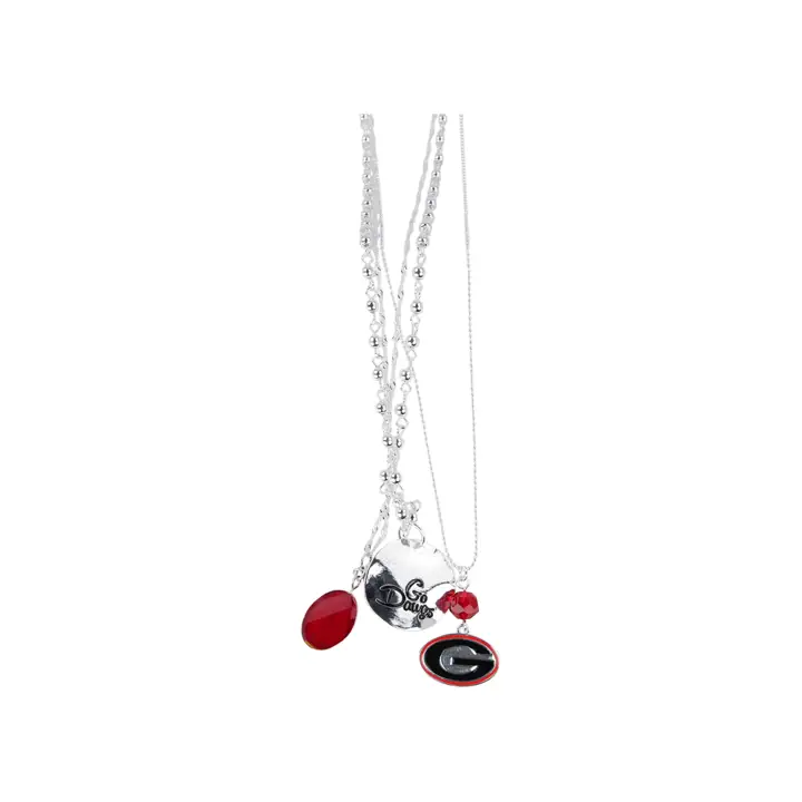 Ensemble de trois colliers Georgia Bulldogs AST